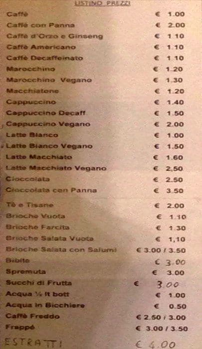 Menu di #IDolciNamura - CHIACCHIERE DISPONIBILI 