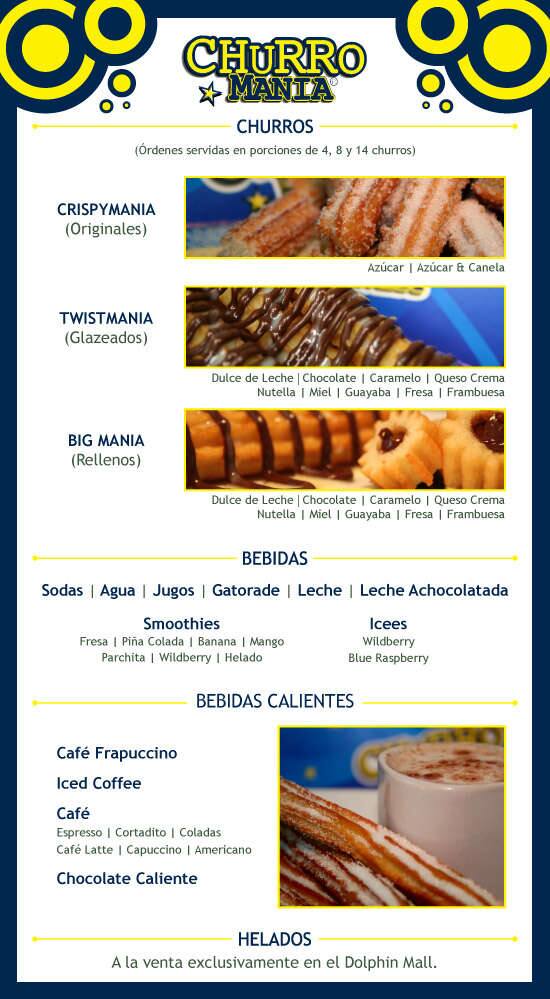 churromania menu menu for churromania hialeah miami urbanspoon churromania