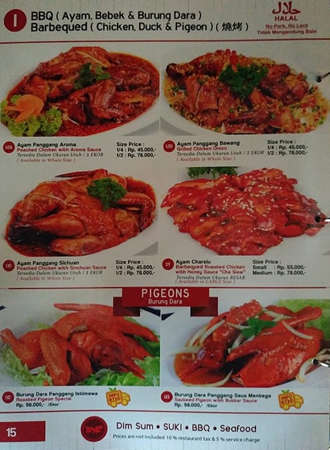Dragon Cafe Menu Menu For Dragon Cafe Kebon Jeruk Jakarta