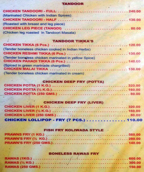 Kebab Junction Menu, Menu for Kebab Junction, Goregaon East, Mumbai ...