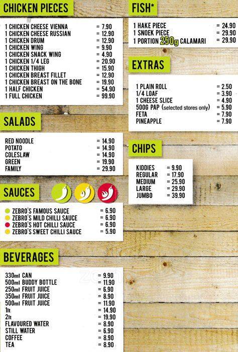 Carta de Zebro's