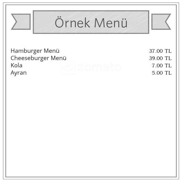 Chit Chat Burger Menu Menu For Chit Chat Burger Atasehir Merkez Istanbul