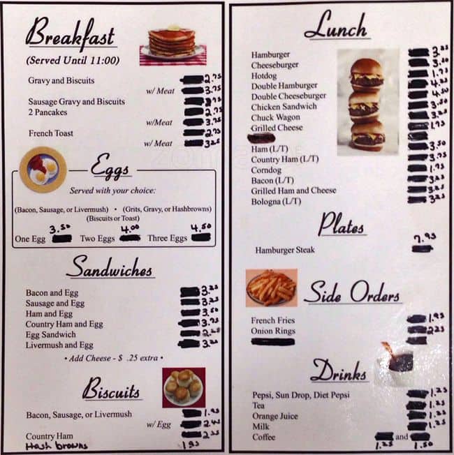 Springwood Cafe Menu, Menu for Springwood Cafe, Gastonia, Charlotte
