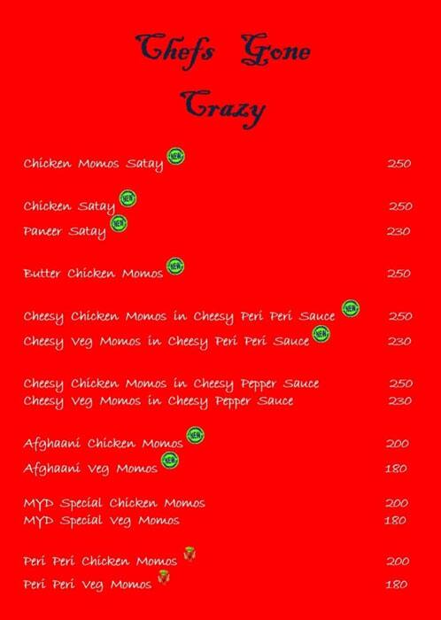 Mind Your Dimsums menu