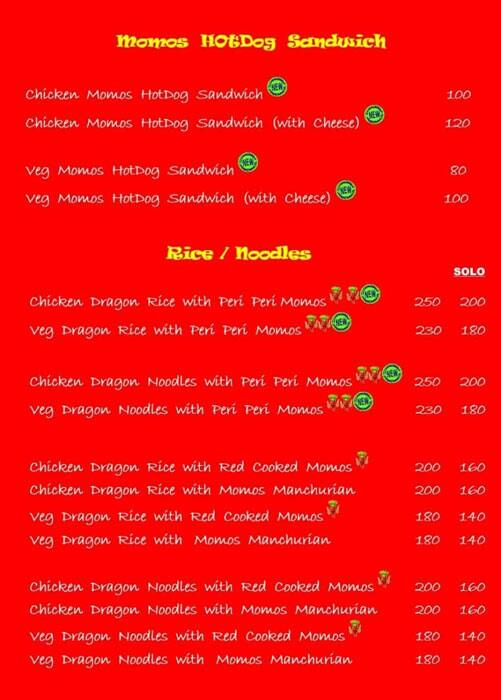 Mind Your Dimsums menu