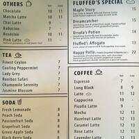 Fluffed Cafe Dessert Bar Menu