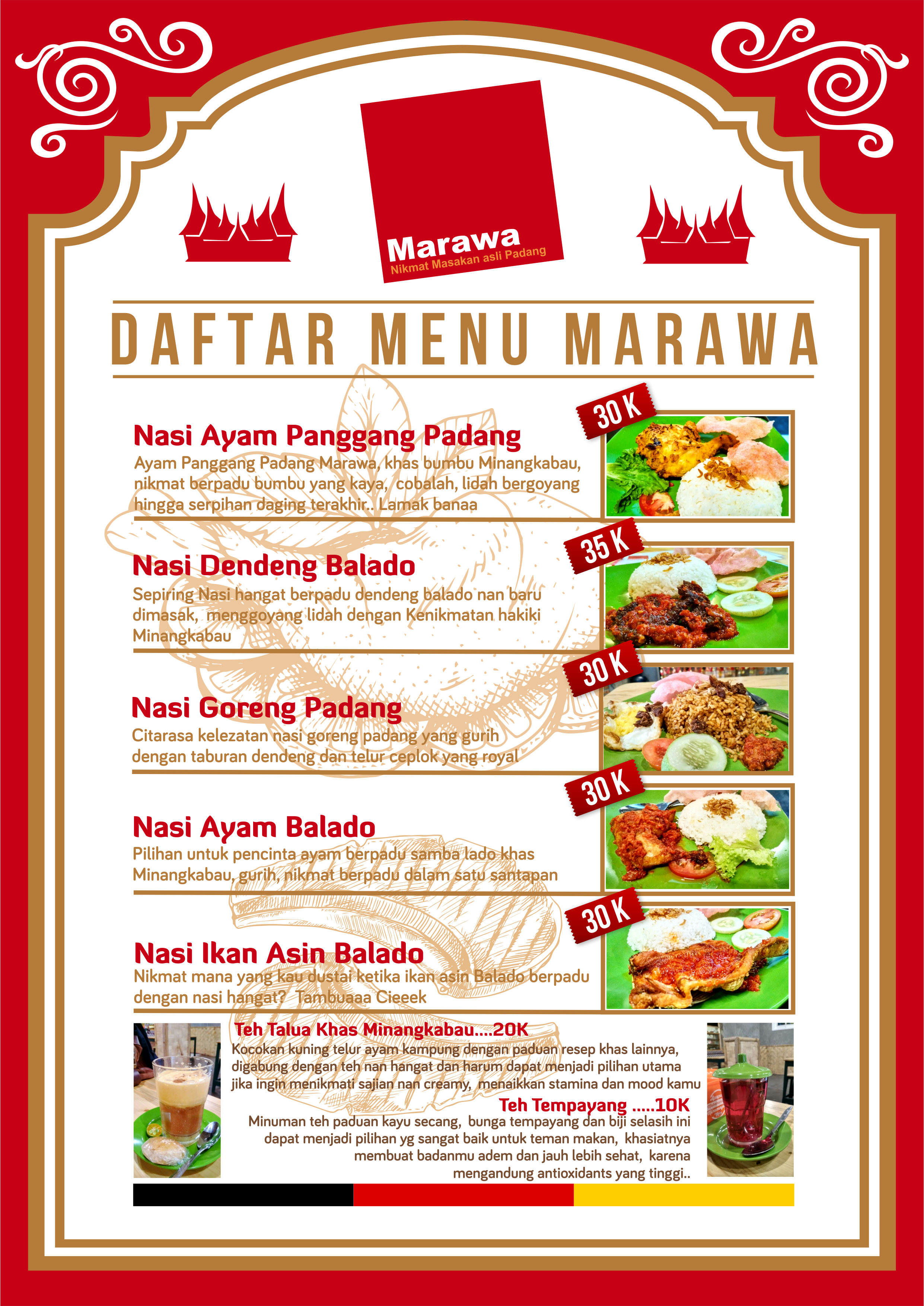 Rumah Genjing Daftar Menu