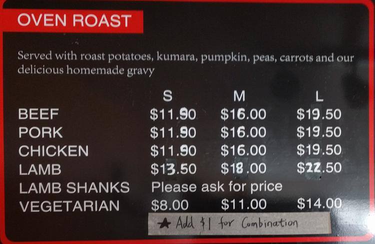 Howick Roast Chicken Hut Menu Menumaniazomato