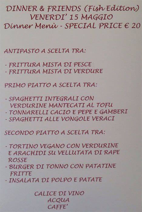 Menu di Amelie 