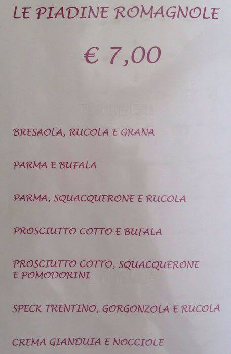 Menu di Amelie 