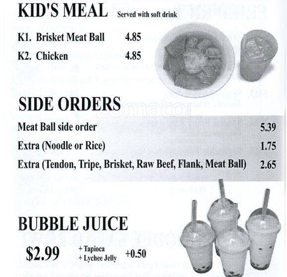 Carta de Pho World