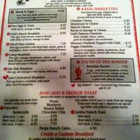 Billy Gail S Cafe Menu Billy Gail S Cafe Menu