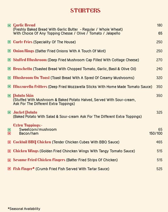 Ego Obsession And Thai menu
