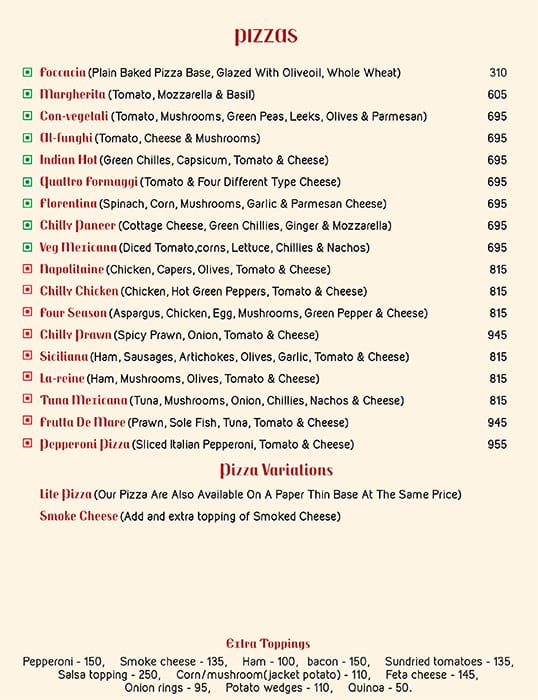 Ego Obsession And Thai menu
