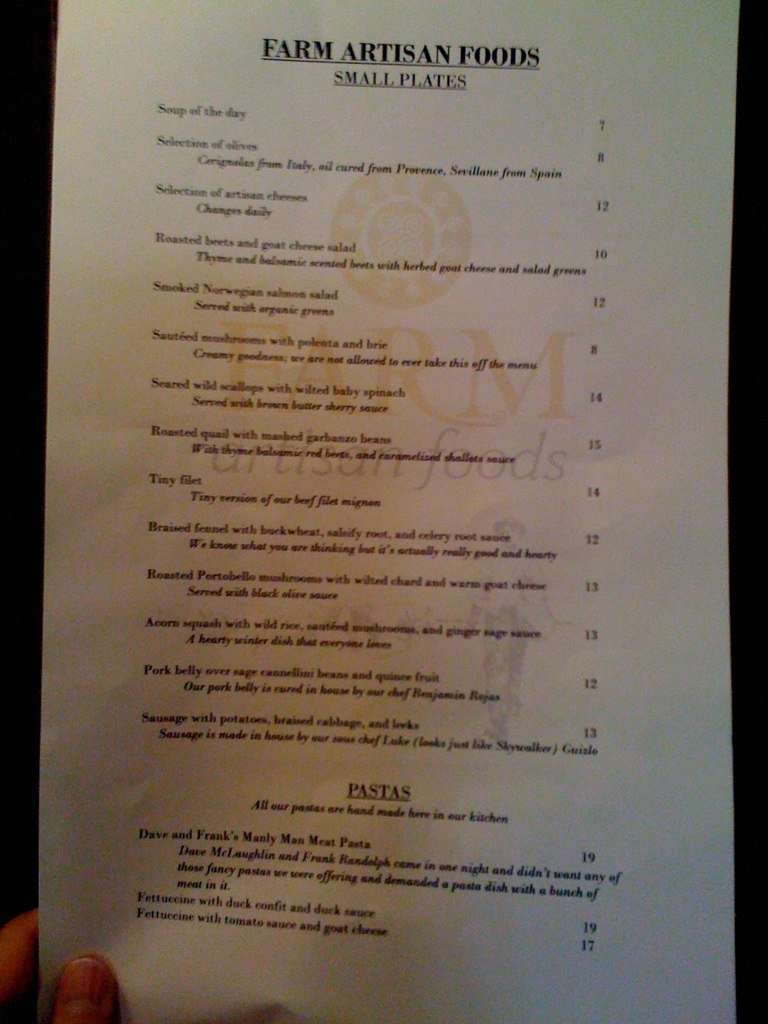 FarmArtisan Foods Menu, Menu for FarmArtisan Foods, Redlands, Inland