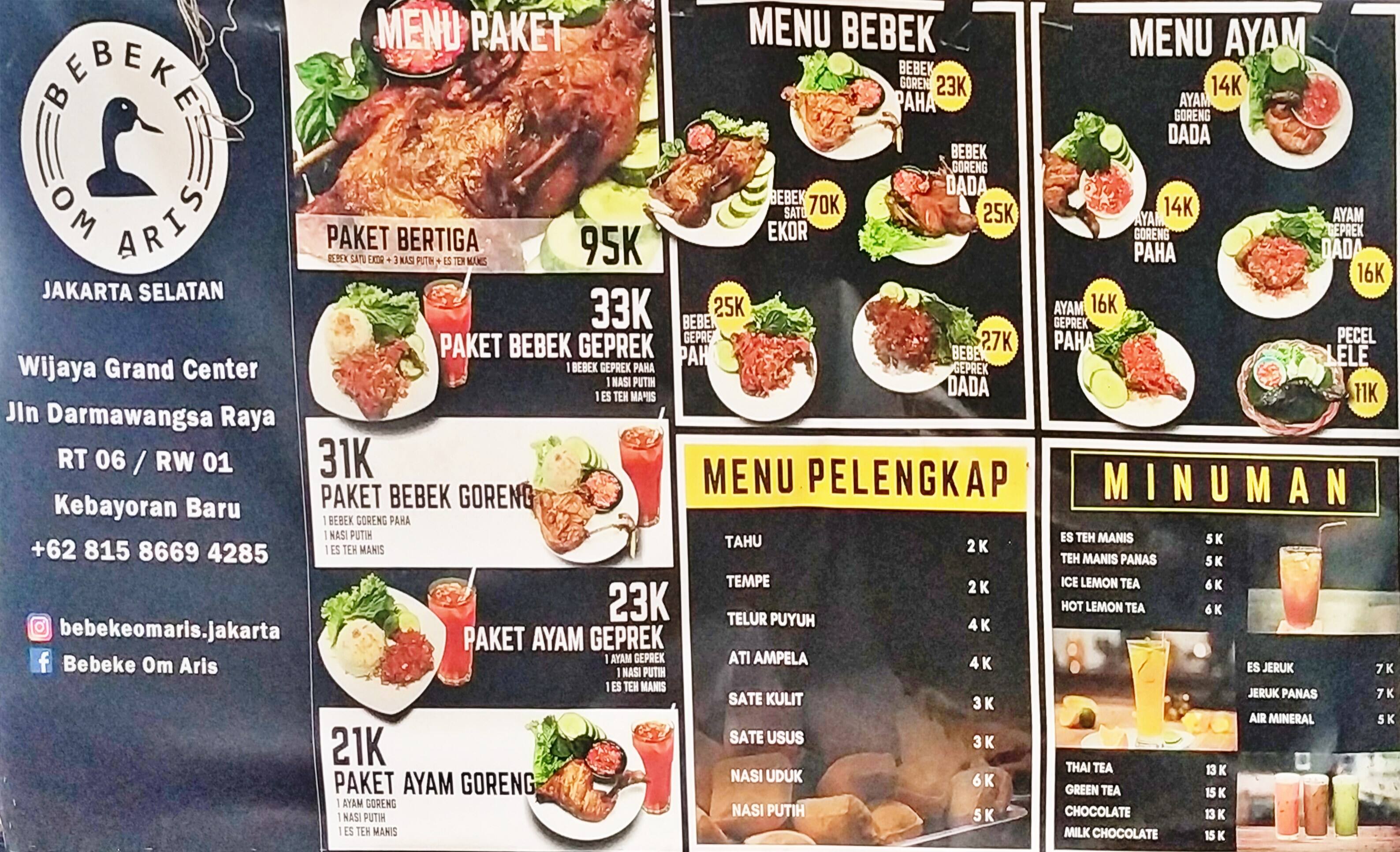 Bebeke Om Aris Dharmawangsa Jakarta Zomato