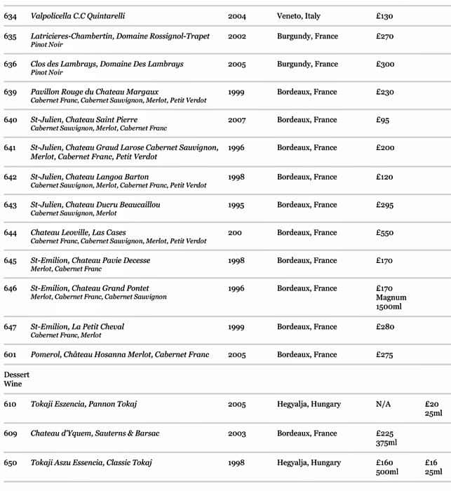 Menu at Michael Nadra Brasserie & Takeaway Primrose Hill pub & bar, London