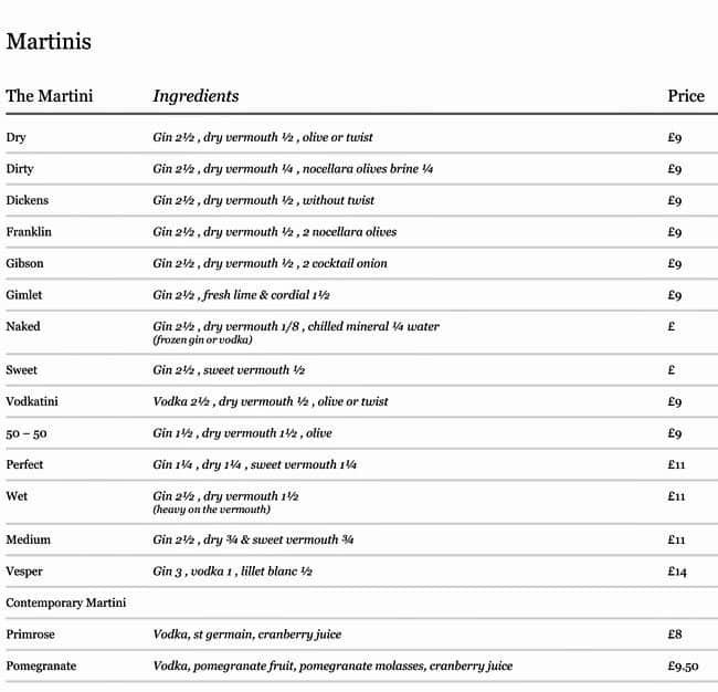 Menu at Michael Nadra Brasserie & Takeaway Primrose Hill pub & bar, London