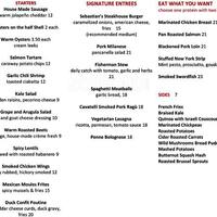 The Brindle Room Menu Menu For The Brindle Room East