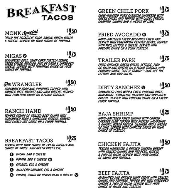 Torchy's Tacos Menu, Menu For Torchy's Tacos, Galleria, Houston ...