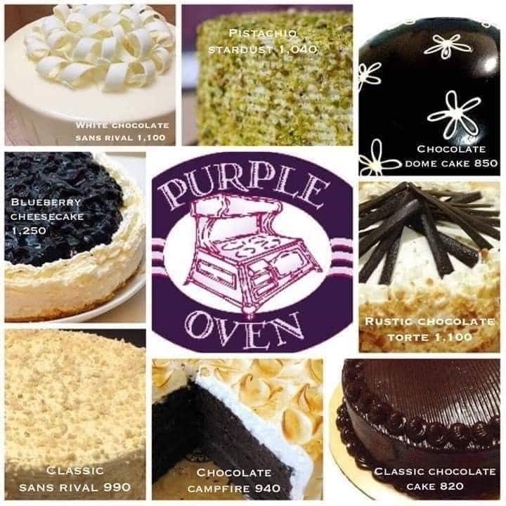 Purple Oven Menu Menu For Purple Oven San Antonio Makati City