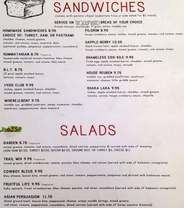 Little Griddle Menu, Menu for Little Griddle, Civic Center, San