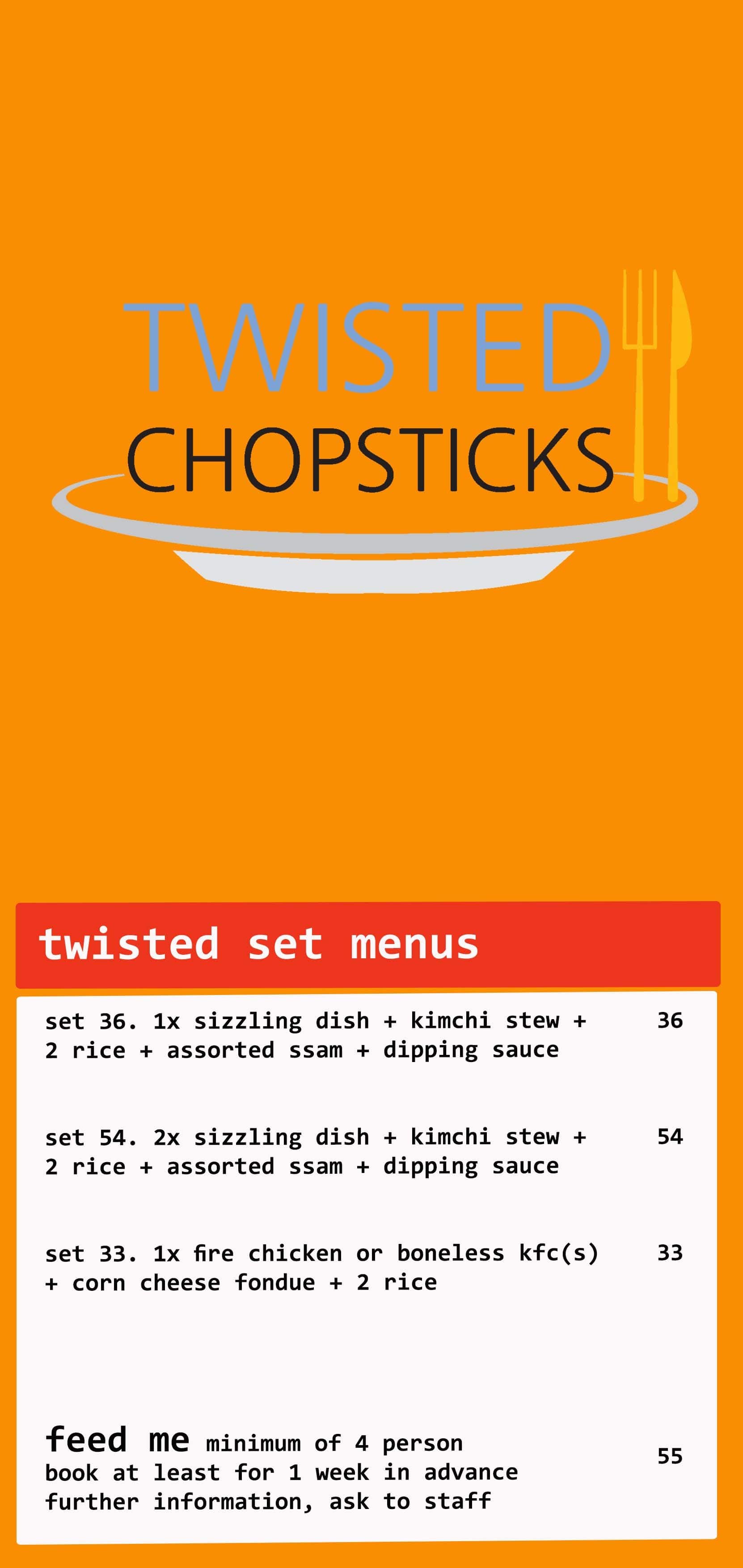 twisted chopsticks menu