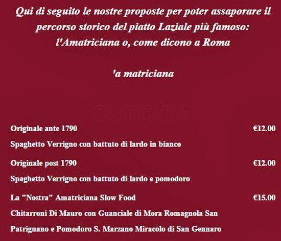 Menu di Sesto Quarto 