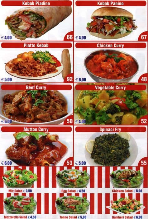 Menu di Indian Food Center 