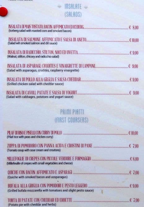 Menu di Manhattan Bar 