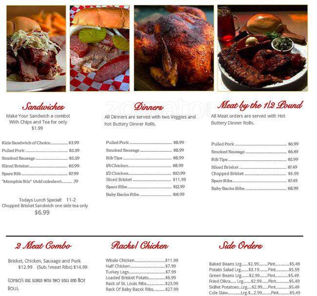 Christophers Smokehouse Barbeque Menu Urbanspoonzomato