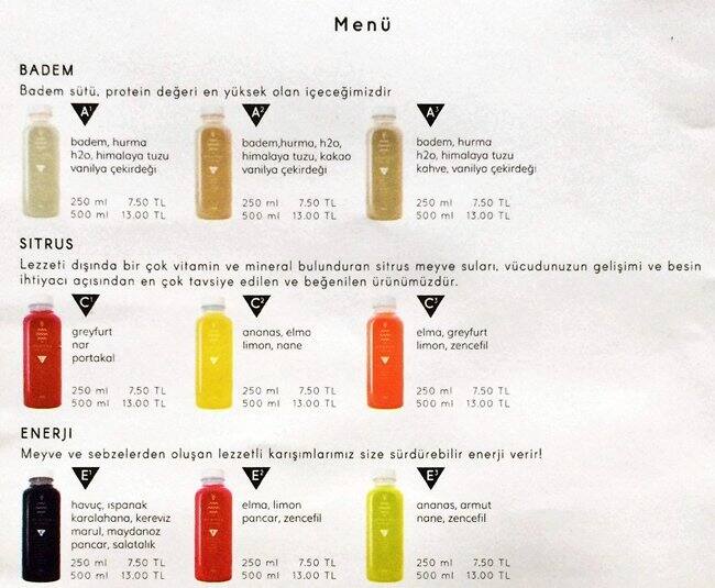 Ananas Juice Bar Menü, Ananas Juice Bar, Cihangir, İstanbul için Menü Zomato Türkiye