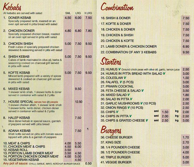 Golden Grill Menu, Menu for Golden Grill, Wallington, London Zomato UK