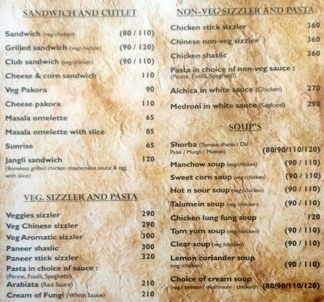 Woods Menu, Menu for Woods, Bavdhan, Pune - Zomato