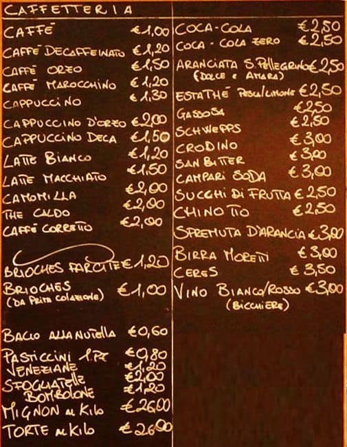 Menu di Sciuscia' 
