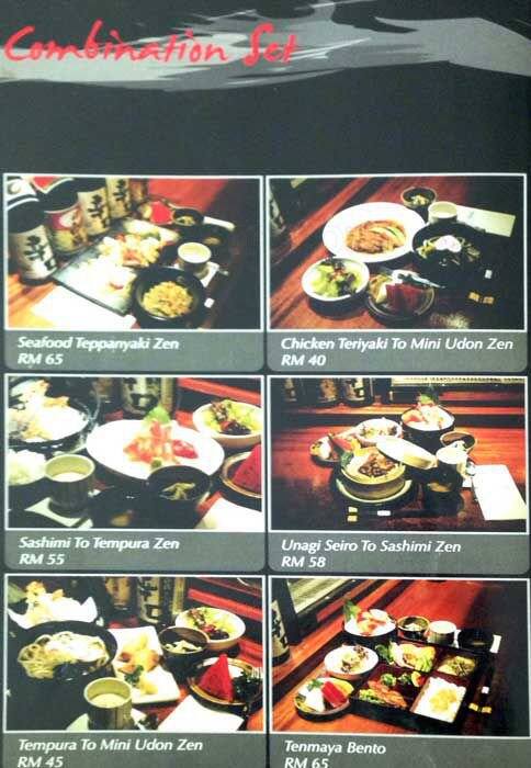 Tenmaya Menu Menu For Tenmaya Bangsar South Kuala Lumpur