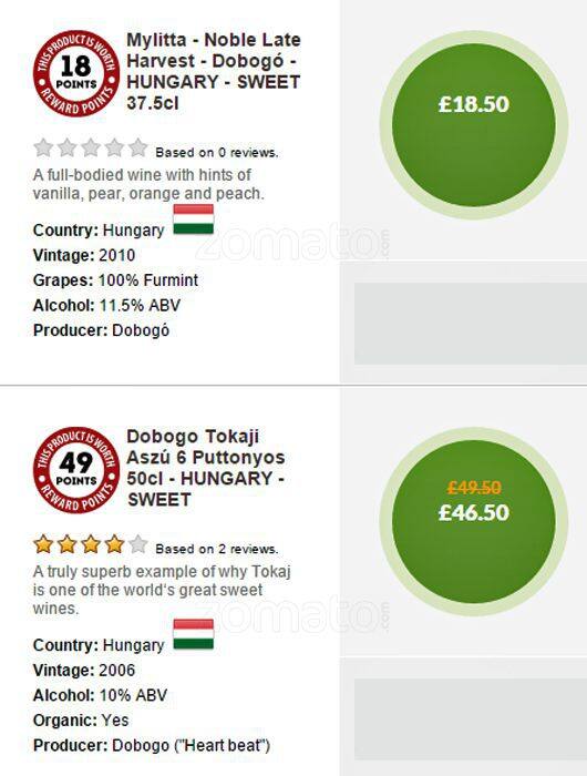 Zelas London menu