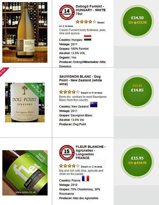 Zelas London menu