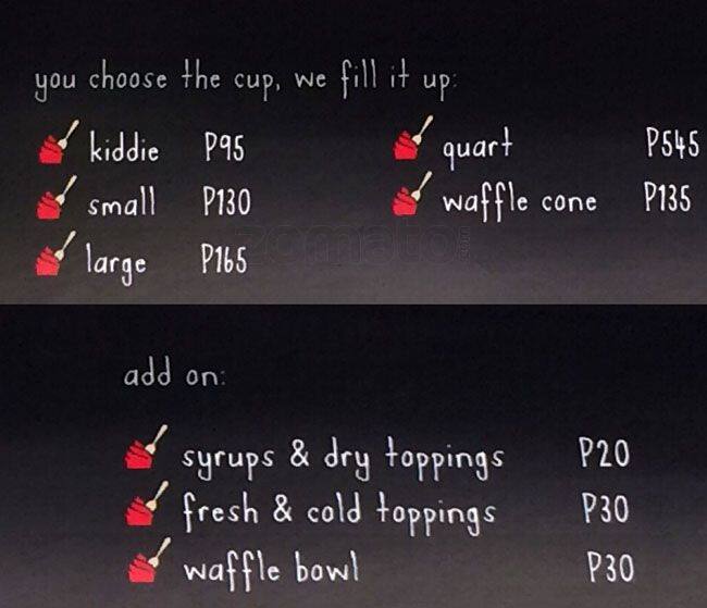 Golden Spoon Menu, Menu for Golden Spoon, Ortigas, Mandaluyong City