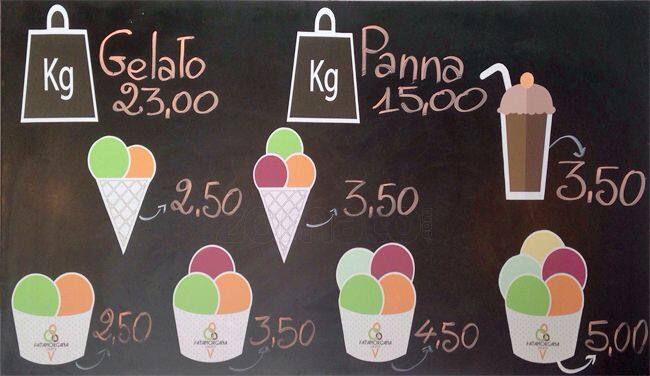 Menu di Fatamorgana 