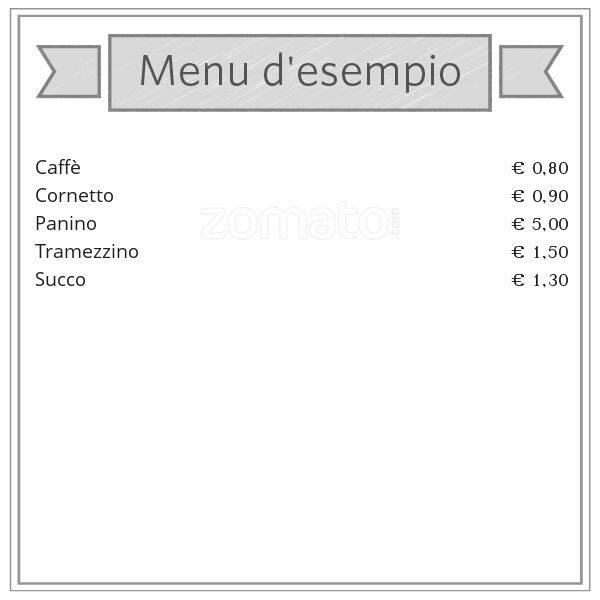Caffè dei Consoli Speisekarte