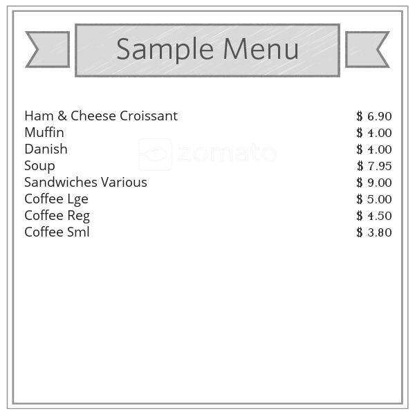 Menu at Coffee Max Makers Of Fine Coffee restaurant, Camberwell