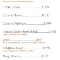 Bombay Garden Menu Menu For Bombay Garden Newark Newark