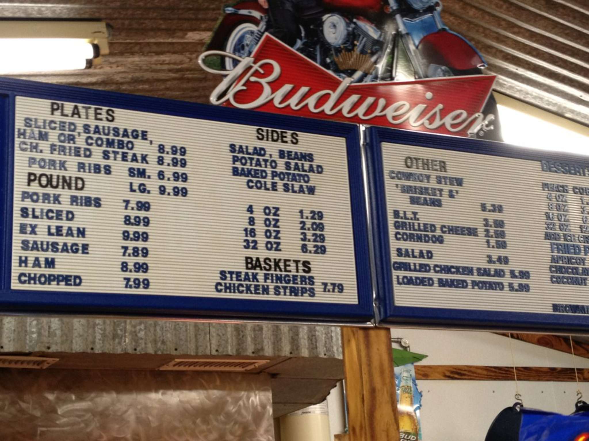 Jojo's Drive In Independence Wi Menu at Jojo's Barbeque, Abilene