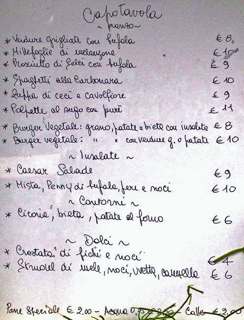 Menu di Capotavola 