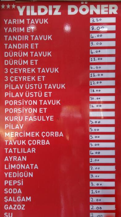 Yildiz Doner Gungoren Merkez Istanbul