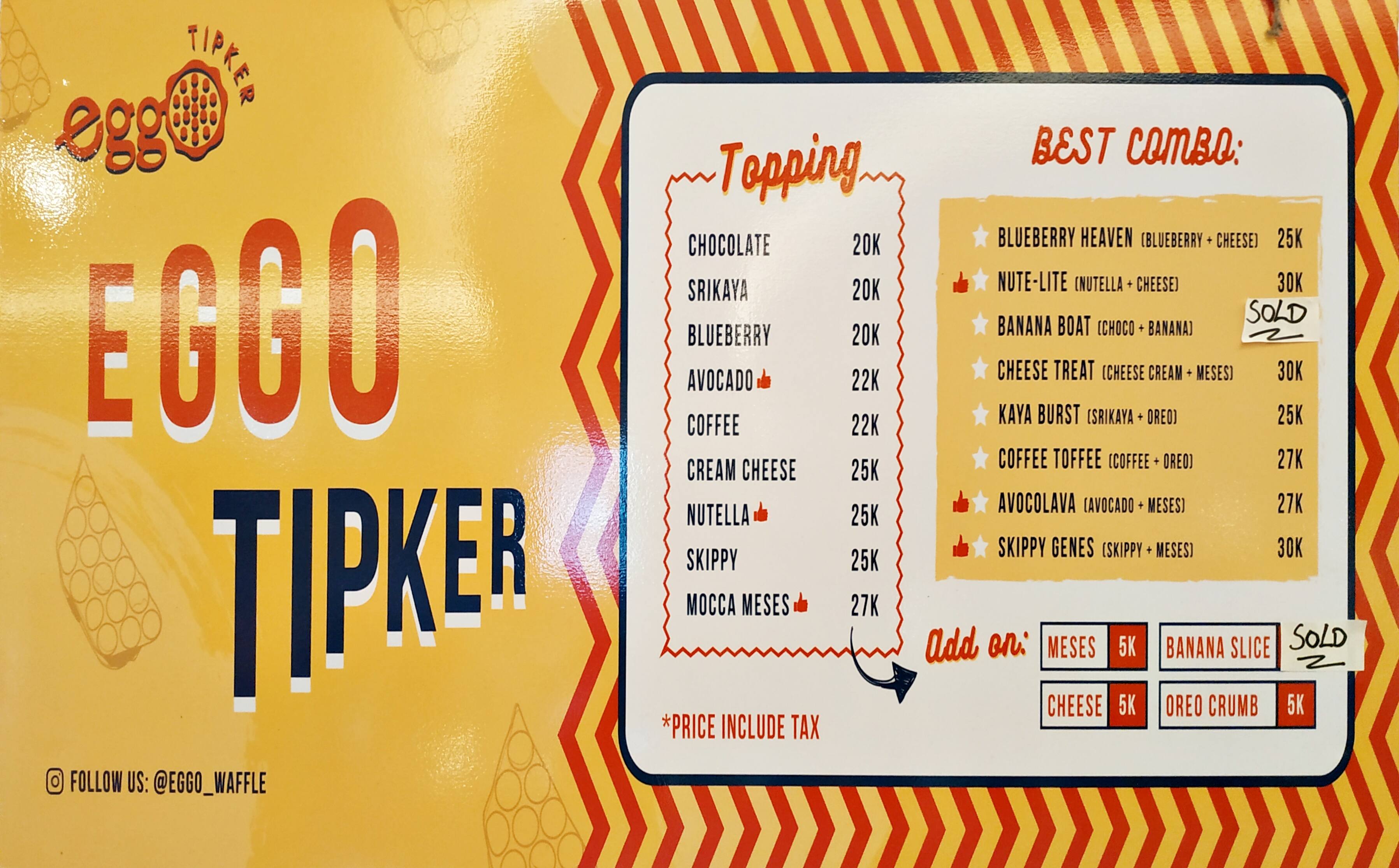 Eggo Waffle Menu, Menu for Eggo Waffle, Thamrin, Jakarta Zomato Indonesia