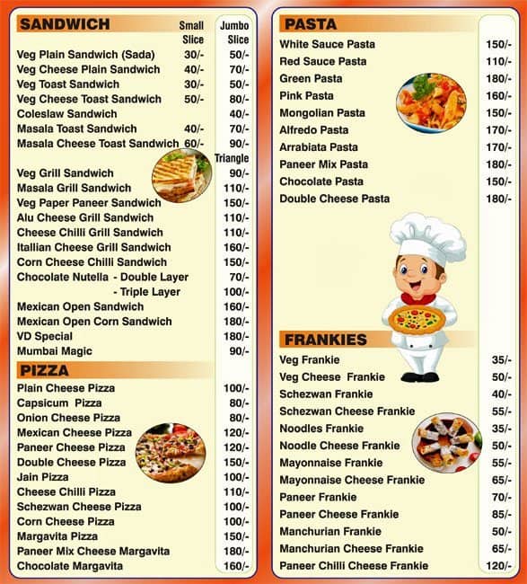 Vegans Delight Menu, Menu for Vegans Delight, Charni Road, Mumbai Zomato