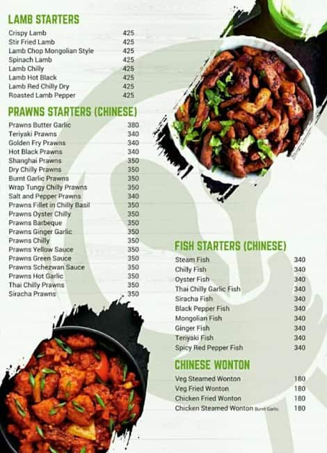 Green olive online menu