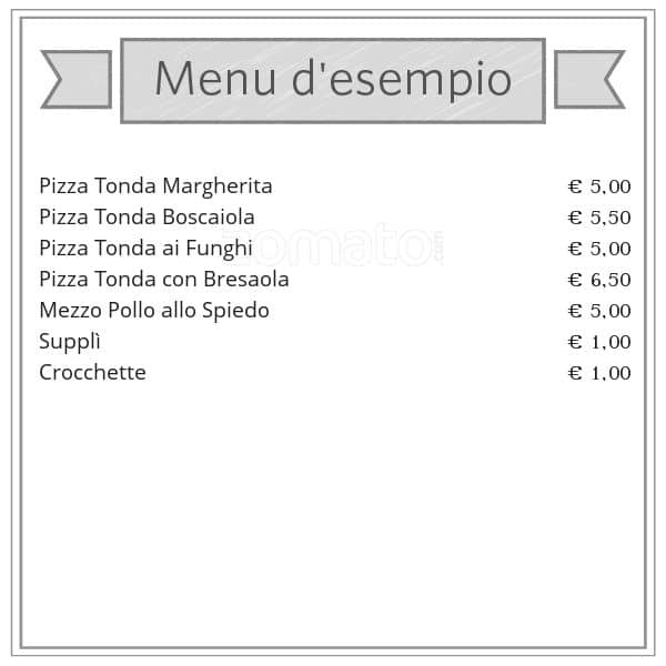 Menu di Il Cacciatore 